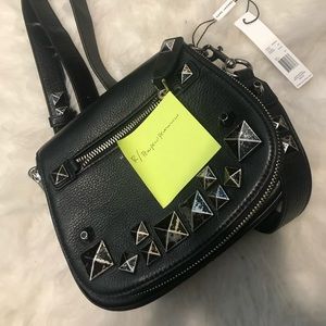 NWT Marc Jacobs Chipped Stud Recruit Saddle Bag